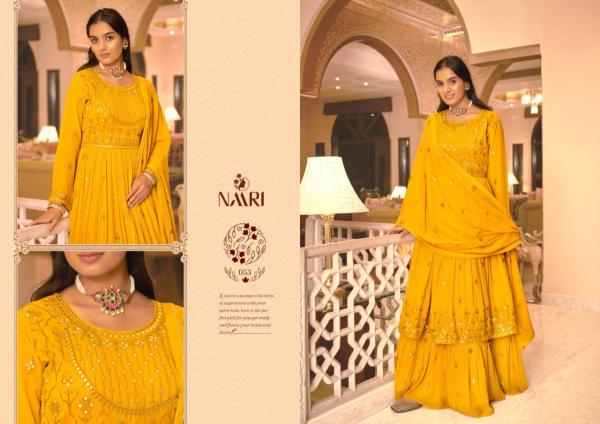 Naari Senorita Skirt Georgette Embroidery Designer Salwar suit